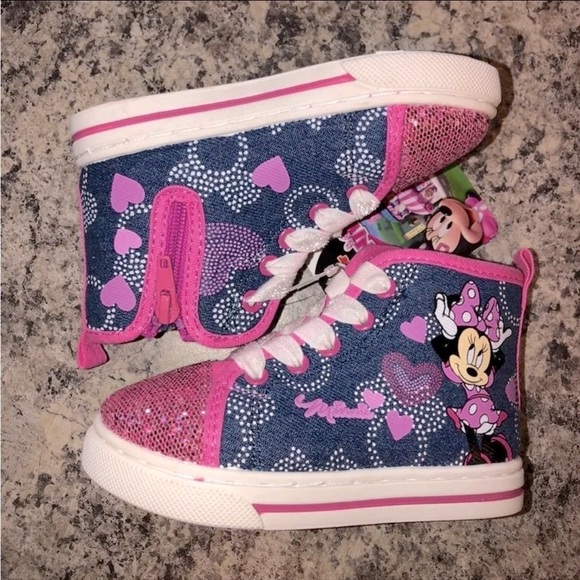 Disney Minnie Mouse Sneakers Size 6 - Picture 4 of 9